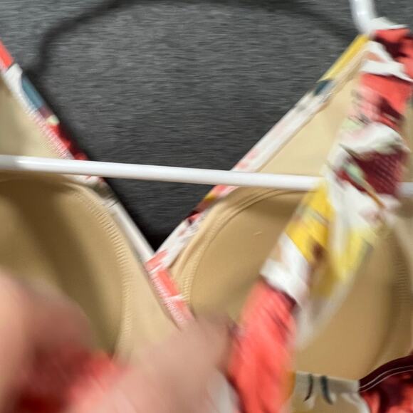 Denim & Co. Beach Handkerchief Hem Tankini with Brief Multicolor Size 2 - Picture 10 of 11